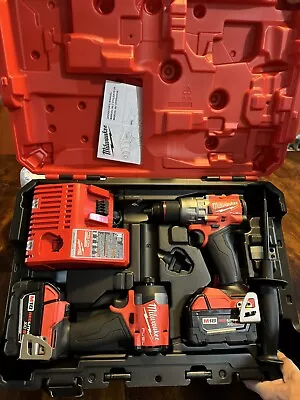 Milwaukee M18 FUEL 18V 2-Tool Combo Kit - Red (3697-22) • $285