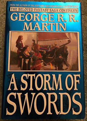 A Storm Of Swords George RR Martin Hardcover 1st Printing  • $24.50