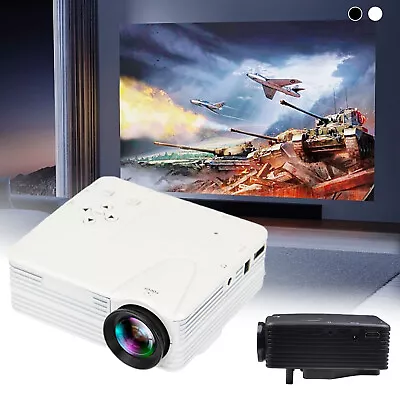 Mini 1080P LED Projector Home Theater Cinema Player HD Multimedia VGA USB AV • $40.41