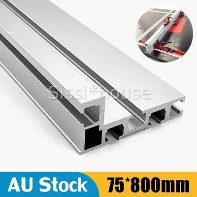 800MM 75 Type T Track T Slot Miter Track Stop Woodworking Table Saw Fence AU • $45.50