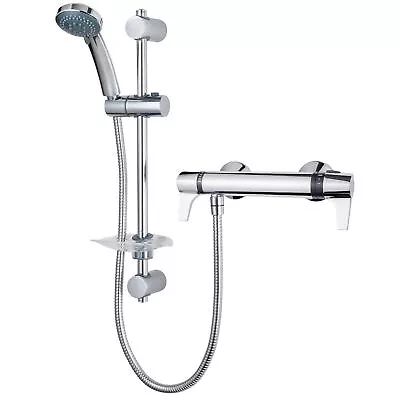 £92.26 • Buy Triton Exe Lever Bar Mixer Shower Thermostatic Chrome Modern 3 Spray UNEXTHBMINC