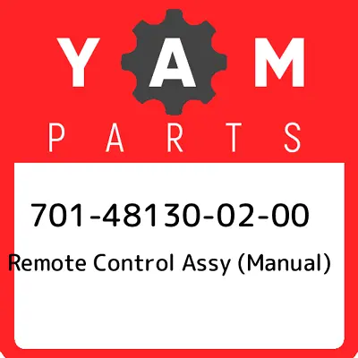 701-48130-02-00 Yamaha Remote Control Assy (manual) 701481300200 New Genuine OE • $386.82