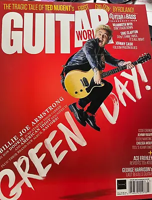 Guitar World Billie Joe Armstrong Green Day Ace Frehley Johnny Marr Ted Nugen • $5.95