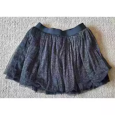 Girl's Black Glittery Gymboree Skirt Size 7-8 • $10