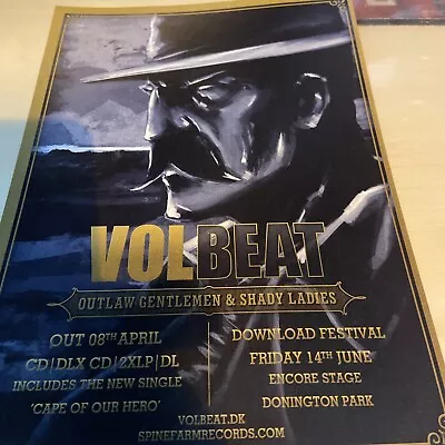 Volbeat / Tay Jardine / Frankie Palmeri  Original Advert/ Poster/clipping • $6.22