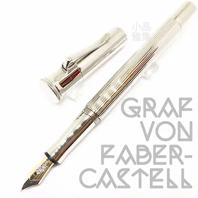 Graf Von Faber Castell Classic Edition Platinum-Plated Fountain Pen • $549