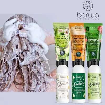 Hair Shampoo & Conditioner Barwa Deep Cleansing Moisturizing PEH Natural Vegan • £6.99