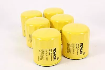 6 PACK GENUINE OEM KOHLER 52-050-02-S Pro Performance Oil Filter 52 050 02-S • $42.99