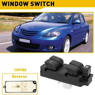 Master Power Window Switch Front Driver Side For 04-09 Mazda 3 2009 Mazda3 Sport • $18.39