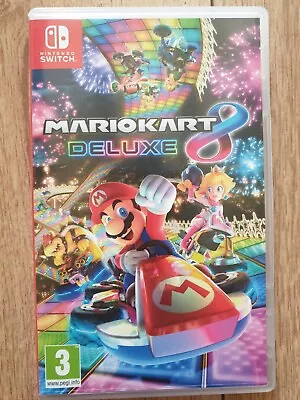 Mario Kart 8 Deluxe Nintendo Switch - Clean And Tested - FREE P&P  • £30