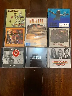 Nirvana CD/DVD Bundle Deluxe Nevermind Unplugged Bleach Muddy Banks Incesticide • $85