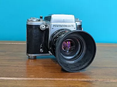 Pentacon SIX TL 6x6  Camera. Prism & WLF Finder.  Biometar 2.8/80 Lens. • $390.79