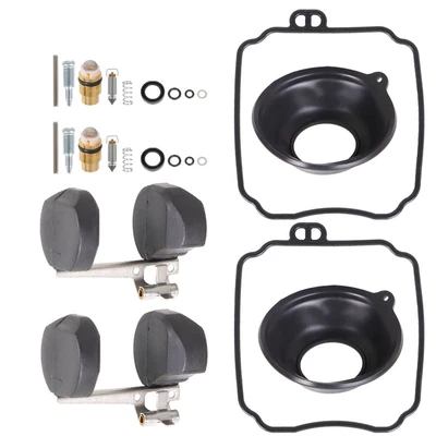 $14.40 • Buy For Yamaha XVS650 V-STAR 1998-2015 2 Set Carburetor Repair Kit Rebuild Float