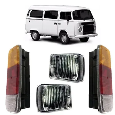 $229 • Buy Set Tail Light Turn Lights Pair Volkswagen T2 Van Vw Kombi Bus 1972/1979