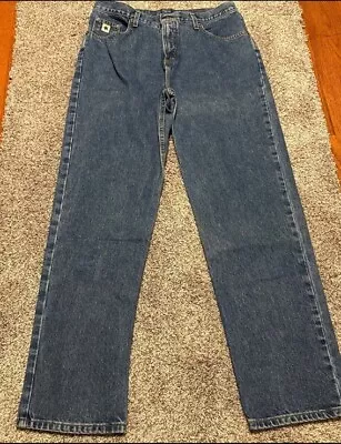 Vintage Rockies Women Jeans 32x31 Blue Slim Western Rodeo Cowgirl Bareback Denim • $22.99