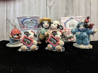 Vintage Enesco Mary's Moos Lot Of 5 (Five) With Accessories • $22.50