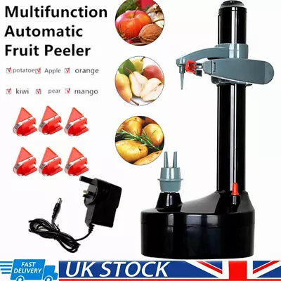 Electric Potato Peeler Machine Fruite Vegetable Automatic Peeling With 6 Blades • £19.25