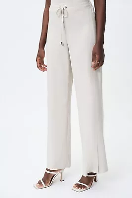 Joseph Ribkoff 232220 UK Size 12 Moonstone Trousers Original Price £209.00 • $155.57