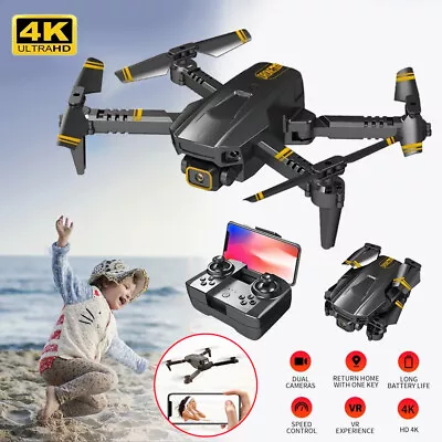 Foldable RC Mini Drone WiFi Drone LED RC Quadcopter Toy For Kids Gift Mini Drone • $41.89