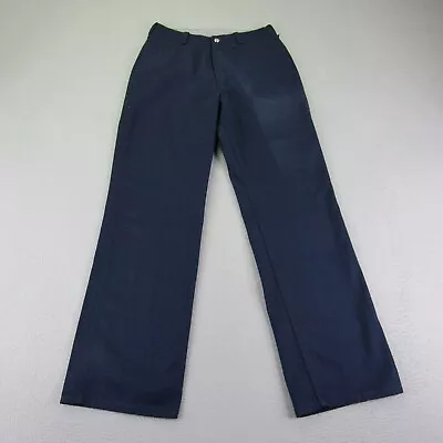 Vintage Ben Davis Pants Mens 26x28 Blue Chino Utility Workwear Mechanic Outdoors • $34.97