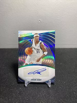 $30 • Buy 2022-23 Revolution Jason Terry Infinite Auto Autograph #05/25 Mavericks