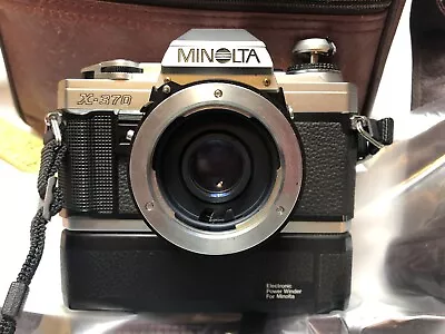 Minolta X-370  Camera And Several Lens & Case UNTESTED AS IS • $79.99