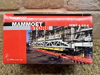 IMC32-0043 - Mammoet Spmt 4 Axles Of Color Red - IMC MODELS - 1/50 • $50