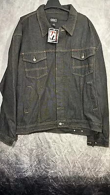 Source Denim Jean Jacket Black Size 3XL Men’s New With Tags Jean Jacket Button  • $59.99