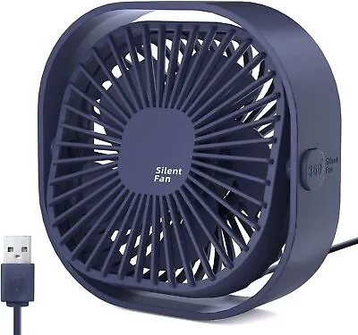 £11 • Buy Desk Fan USB Fan, Small Table Fans Mini Desktop Cooling Fan With 3 Speeds Adjust