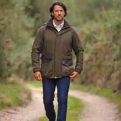 £89.99 • Buy Sherwood Forest Men's Risley Shooting Jacket MOSS OLIVE Hunting RRP £165.00