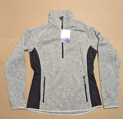 Helly Hansen W Varde Fleece 1/2 Zip Zipper Size Medium Gray New • $80