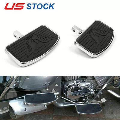 Rear Passenger Footboards Floorboards Pegs For Yamaha Vstar XVS 650 400 98-16 • $59.66