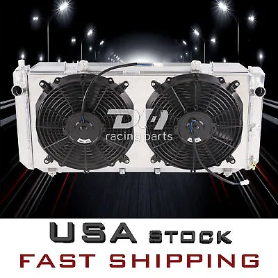 2 Row Aluminum Radiator+Shroud+Fan For 1991-1995 Toyota MR2 Turbo Coupe L4 2.0L  • $149