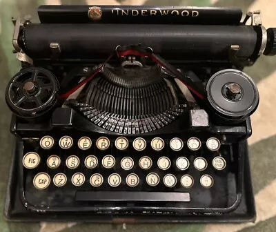 Antique Underwood Standard Portable Typewriter 1920's • £150