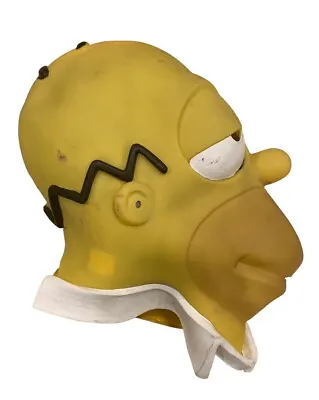 The Simpsons Vntg Fox 1999 Matt Groening Homer Mask Signed Halloween Prop • $47.99