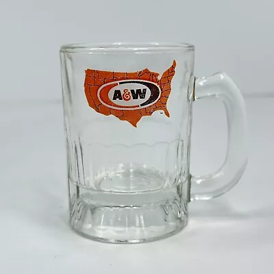 Vintage A&W Root Beer Mini Baby Mug Oval Logo AW Original Authentic 3 1/4” Tall • $9.89