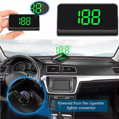 NEW HUD GPS Head Up Display Speedometer Odometer Car Digital Speed Universal AU • $21.89