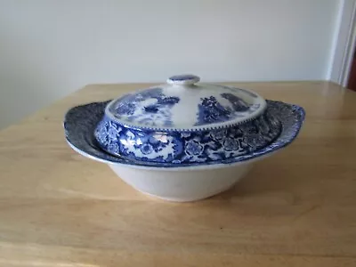 Blue And White Tureen Old Alton Ware England VGC Has A Small Chip On Base • £12.50