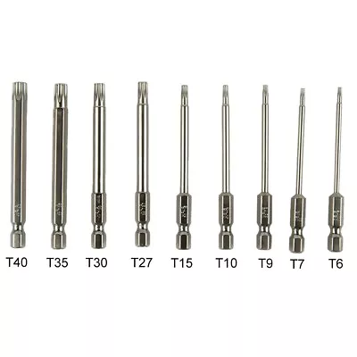 Efficient T40 Torx Screwdriver Bit With Straight And Concentric Angles • $20.41