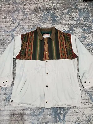 Vintage Outrider Mercury Navajo Western Jacket Mens L Cowboy Country • $39.99