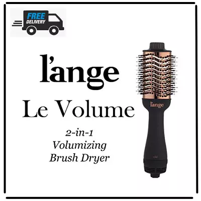 Le Volume 2-in-1 Volumizing Brush Blow Dryer | Black 75MM Round Vent Hot Air  • $155