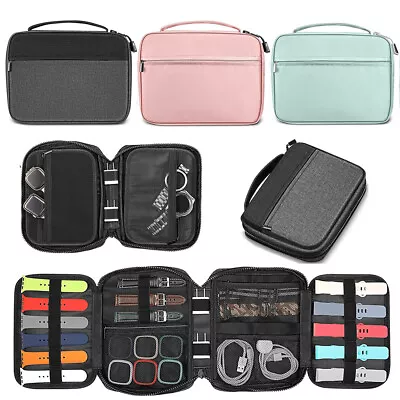 Watch Bands Storage Bag Organizer Travel Watch Straps Carrying Case Pouch • $13.59