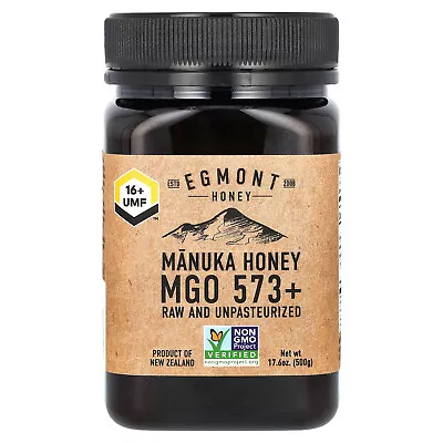 Manuka Honey Raw And Unpasteurized 16 + UMF MGO 573+ 17.6 Oz (500 G) • $68.19