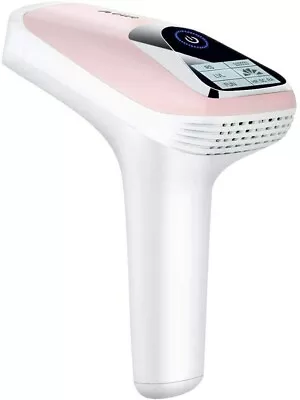 Laser Hair Removal Device Women Ice Cooling IPL Face Bikini Legs White Pink BoxD • £49.94