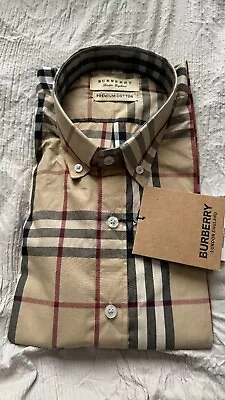 New Burberry Long Sleeve Shirt For Men Medium • $55