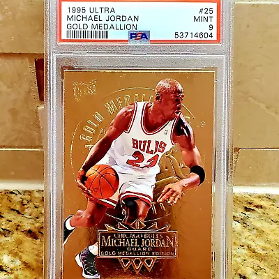 Michael Jordan - 1995 Fleer Ultra Gold Medallion - PSA 9 (MINT) - Low POP  BULLS • $1450