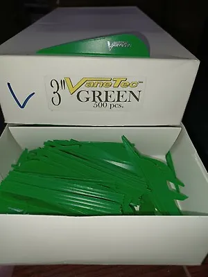150 Vane Tec 3  Inch Fletchings Archery Vanes Vanetec White Orange Green  • $10