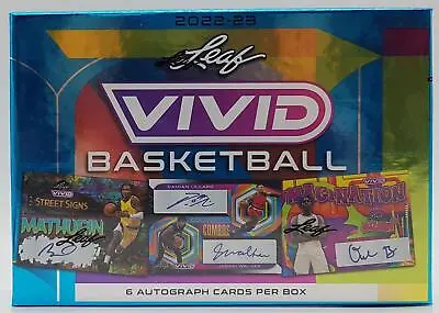 Leaf Vivid Basketball Hobby Box 2022-23 • £178.87