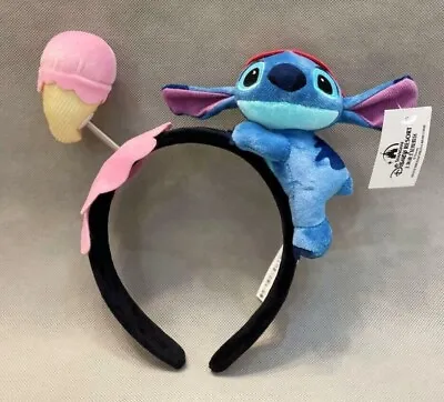 Disney Parks Stitch Plush Ears Headband • $12.34
