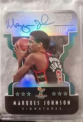 2015-16 Panini Gala - Signatures Director's Cut #S-MJS Marques Johnson /10 (AU) • $19.99